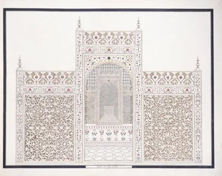 Teil des Taj Mahal, ca. 1815