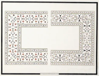 Mosaikproben aus dem Grab des Kaisers, ca. 1815