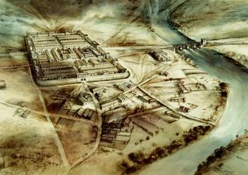 Römisches Fort von Chester, 2. Jahrhundert, ca. 1960er Jahre