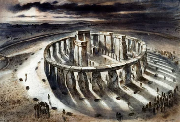 Stonehenge 1000 v. Chr., ca. 1960er Jahre