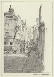 Market Street, Blick nach Osten