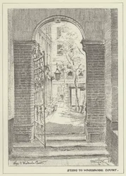 Stufen zu Wardrobe Court