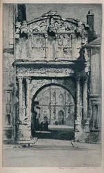 Porte Saint-Pierre, Auxerre, 1912