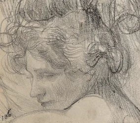 Kopf einer Frau, ca. 1890