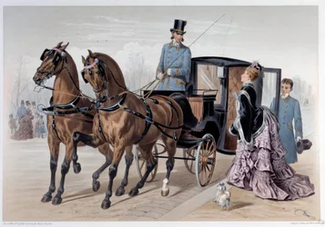 Englische Pferde im Rennen. Druck von Albert Adam (1833-?) 1874 Paris, Musée Carnavalet