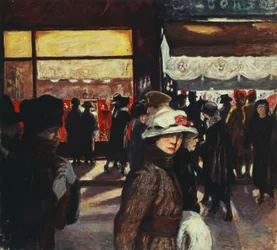 Die Straße Saint-Ferreol in Marseille