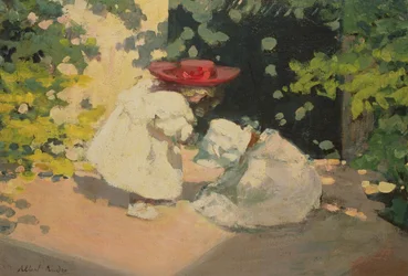 Kleine Mädchen beim Spielen