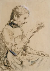 Lesendes Mädchen