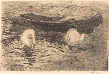 Baden in Talloires (La baignade à Talloires)
