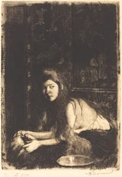 Frau mit einer Vase (La femme au vase)