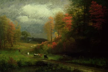 Regentag im Herbst, Massachusetts, 1857