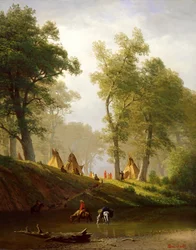 Der Wolf River, Kansas, ca. 1859