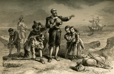 Landung der Pilger, 1877