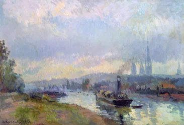 Schlepper in Rouen, 1903