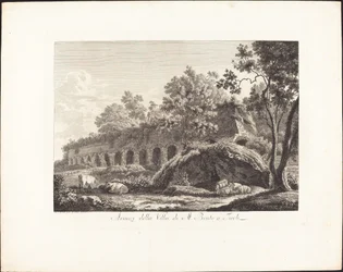 Überreste der Villa von M. Bruto in Tivoli