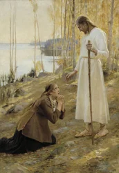 Christus und Maria Magdalena, eine finnische Legende