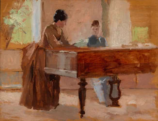 Im Salon von Haikko, Studie für Eine alte Melodie