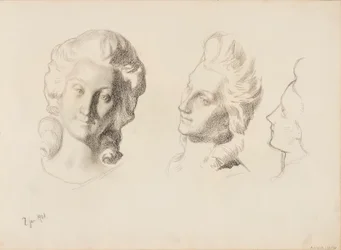Masken, Skizze / 1700er Jahre (Rokoko), Skizze