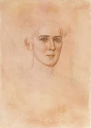 Porträt einer Frau, Gesicht
