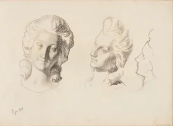 Masken, Skizze / 1700er Jahre (Rokoko), Skizze
