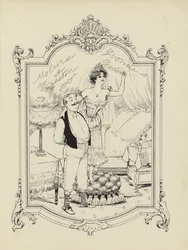 Karikatur aus Memoires d