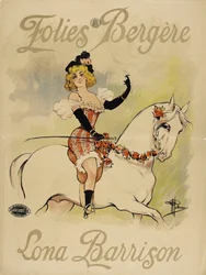 Folies Bergères. Lona Barrison, ca. 1895