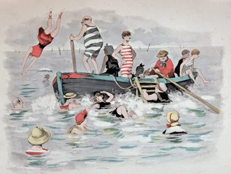 Das Boot von Dante in „Etoile de mer“. A. Guillaume. Editions Simonis Empis, Paris