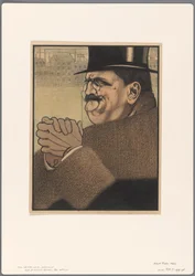 Entwurf für eine politische Karikatur: der Kapitalist