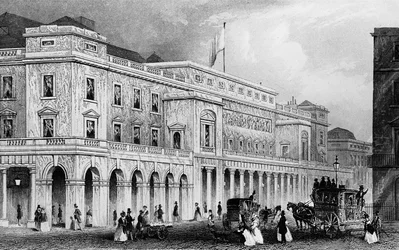 Italienisches Opernhaus, um 1850