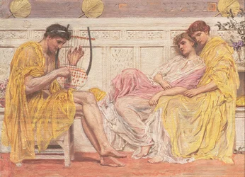 Ein Musiker, ca. 1867