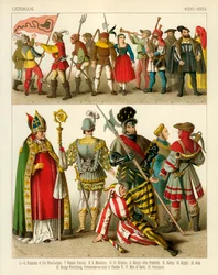 Deutsche Tracht 1550-1600