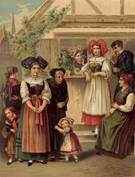 Deutsche Tracht, Elsass um Straßburg
