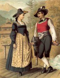 Deutsche Tracht, Tirol Billerthal
