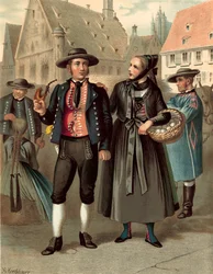 Deutsche Tracht, Württemberg Ulm
