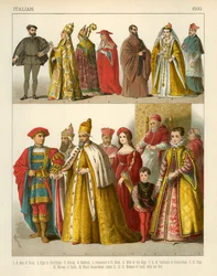 Italienische Tracht 1500