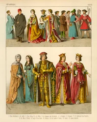 Spanische Tracht 1400