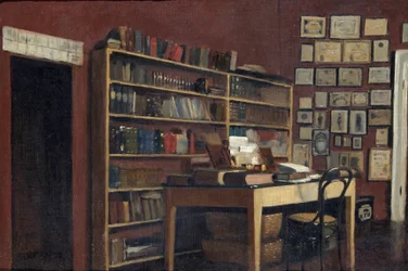 Ecke von Sir Richard Burtons Arbeitszimmer, 1889