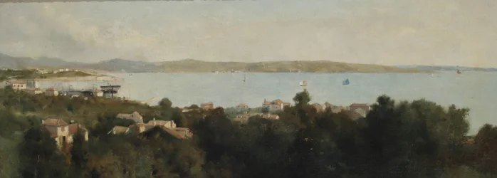 Blick auf Triest, Italien, ca. 1889