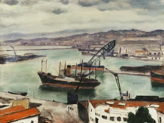 Alger, der Hafen von L