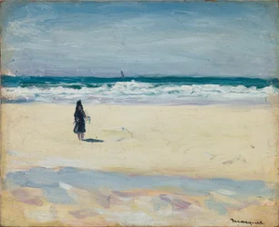 Junges Mädchen am Strand