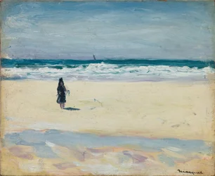 Junges Mädchen am Strand