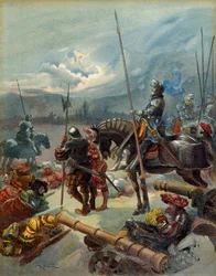 Fünfter Italienischer Krieg (1515-1516): die Nacht von Marignan (Italien), zwischen dem 13. und 14. September 1515