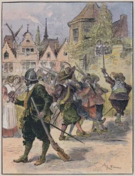 Illustration für Le Capitaine Bellormeau von und illustriert von A Robida