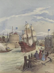 Die Flotte des Königs in Le Havre, Die schöne Françoise