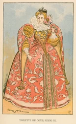 Hofdamenkleidung von Heinrich III.