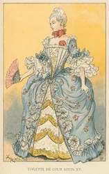 Höfische Toilette Louis XV