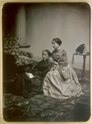 Der Brief, ca. 1850 (Foto)