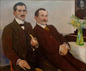Albert Weisgerbers Brüder Peter und Fritz
