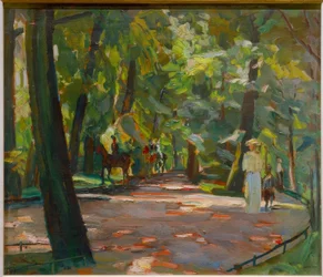 Ausritt im Englischen Garten