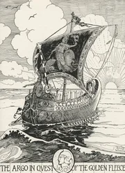 Jason und die Argonauten auf der Argo